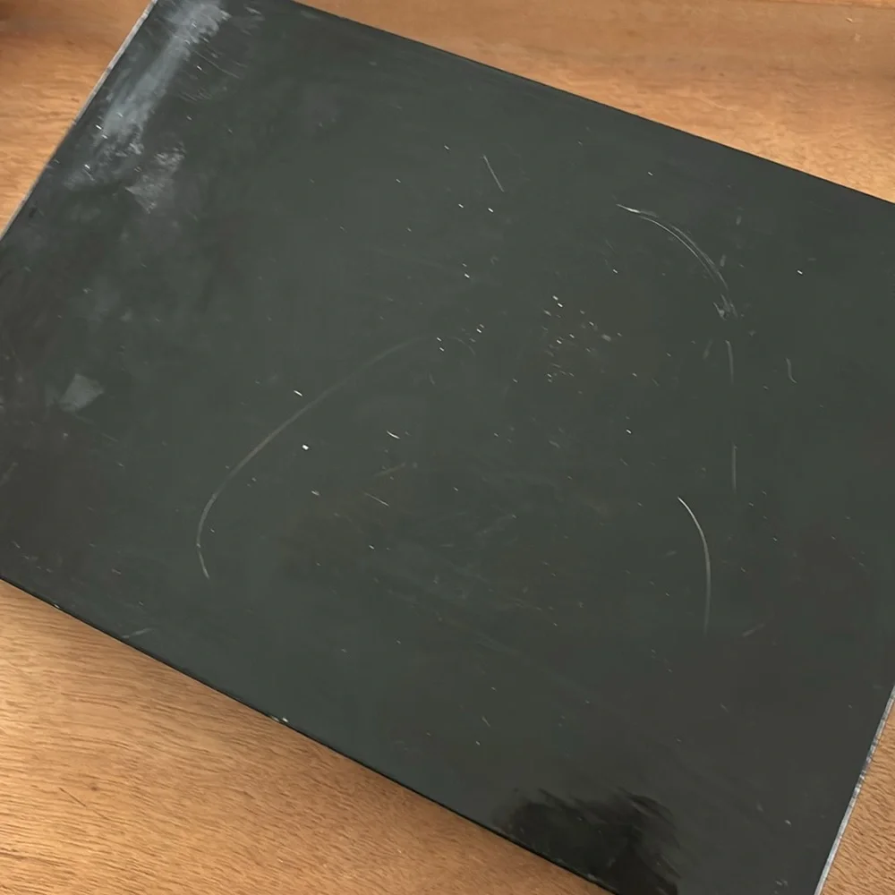 Beautiful Oriental black and Gold lacquer box velvet lined